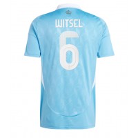 Camisa de Futebol Bélgica Axel Witsel #6 Equipamento Secundário Europeu 2024 Manga Curta